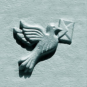 Bird with an email