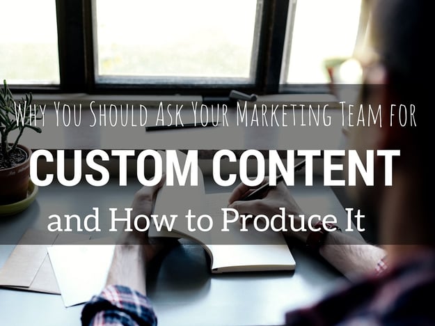 Marketing-team-custom-content