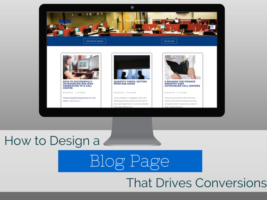 How to Design an Awesome Blog Page that Drives Conversions
